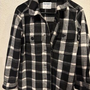 Old Navy Plaid Wool Shacket
